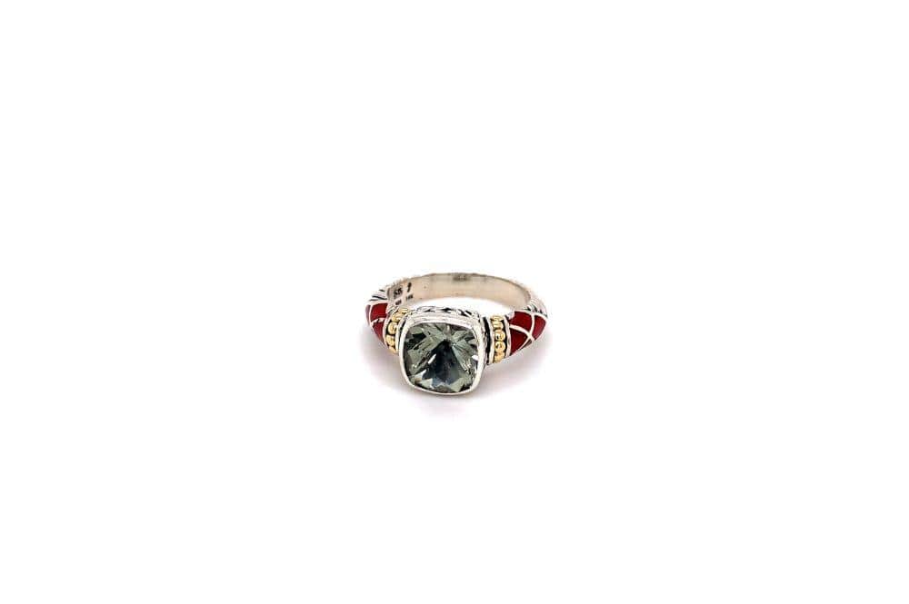 Rak Ring- Green Amethyst
