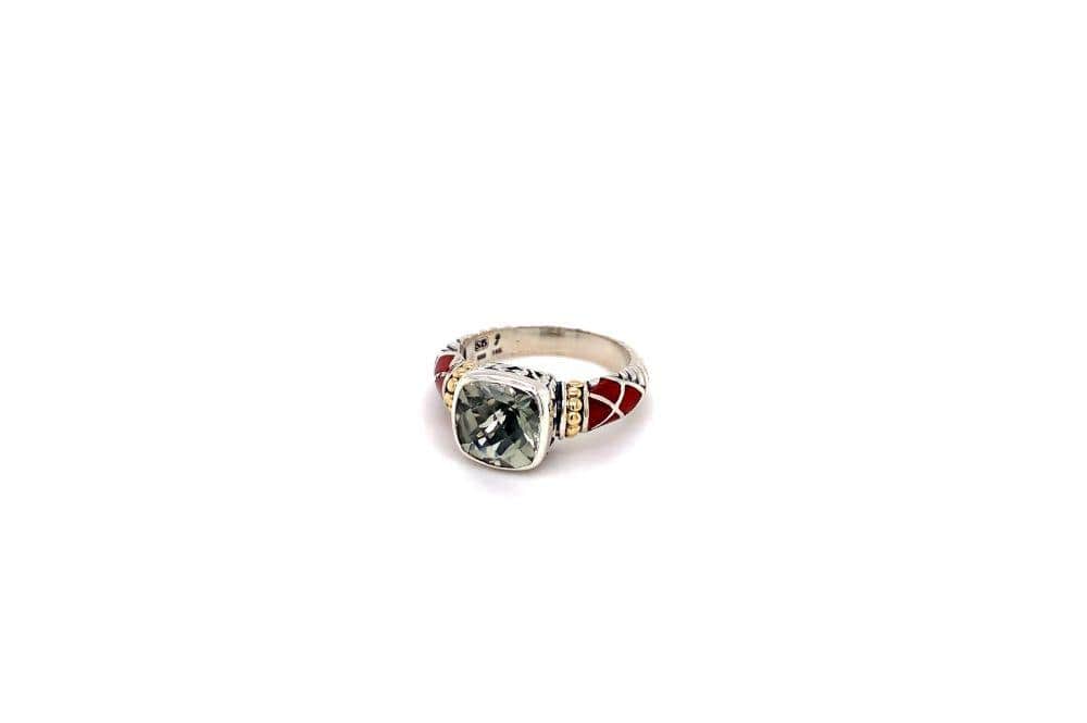 Rak Ring- Green Amethyst