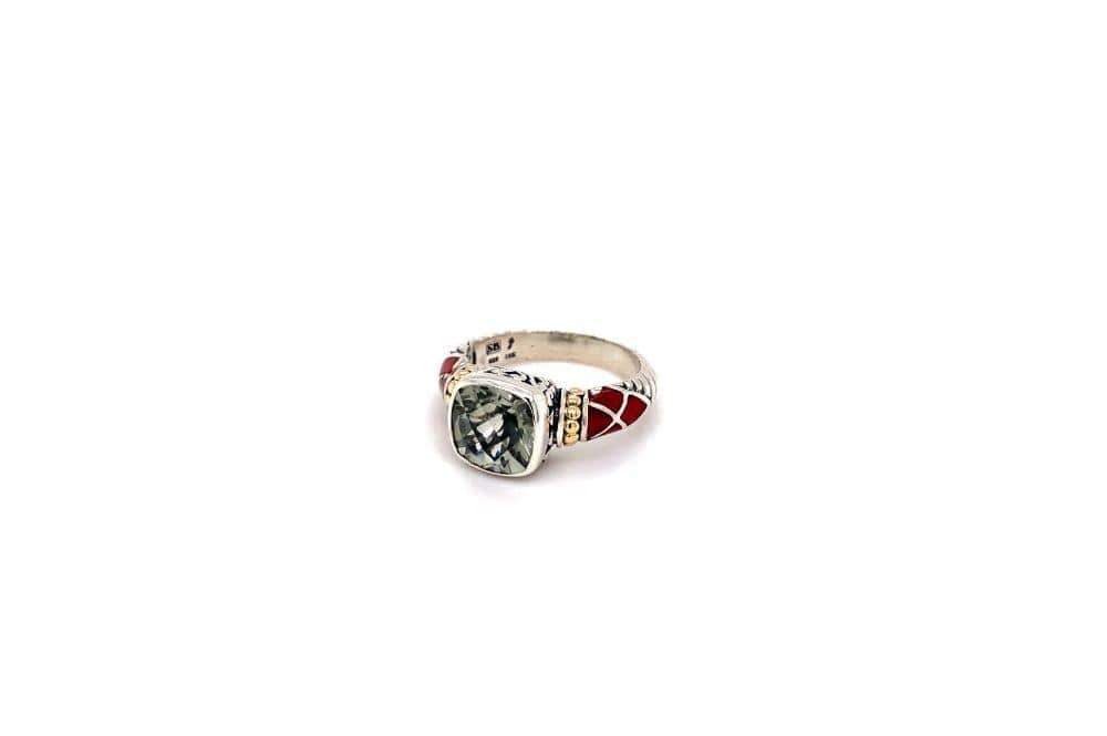 Rak Ring- Green Amethyst