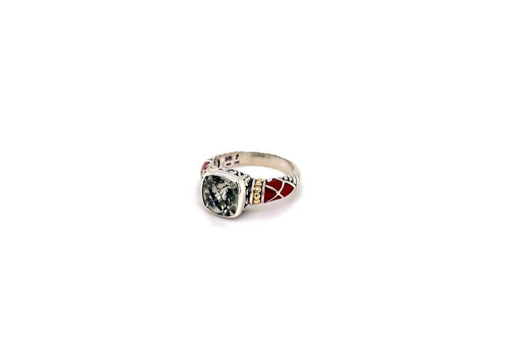 Rak Ring- Green Amethyst