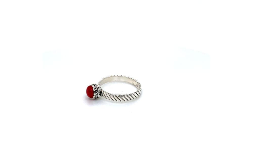 Comet Ring- Coral