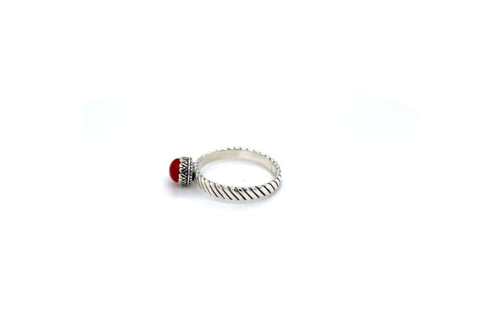 Comet Ring- Coral