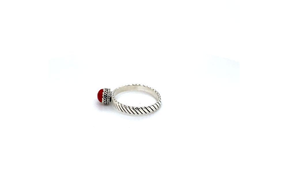 Comet Ring- Coral