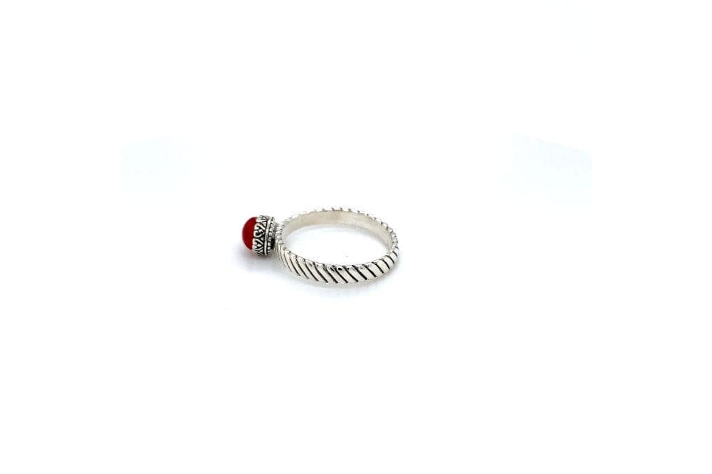 Comet Ring- Coral