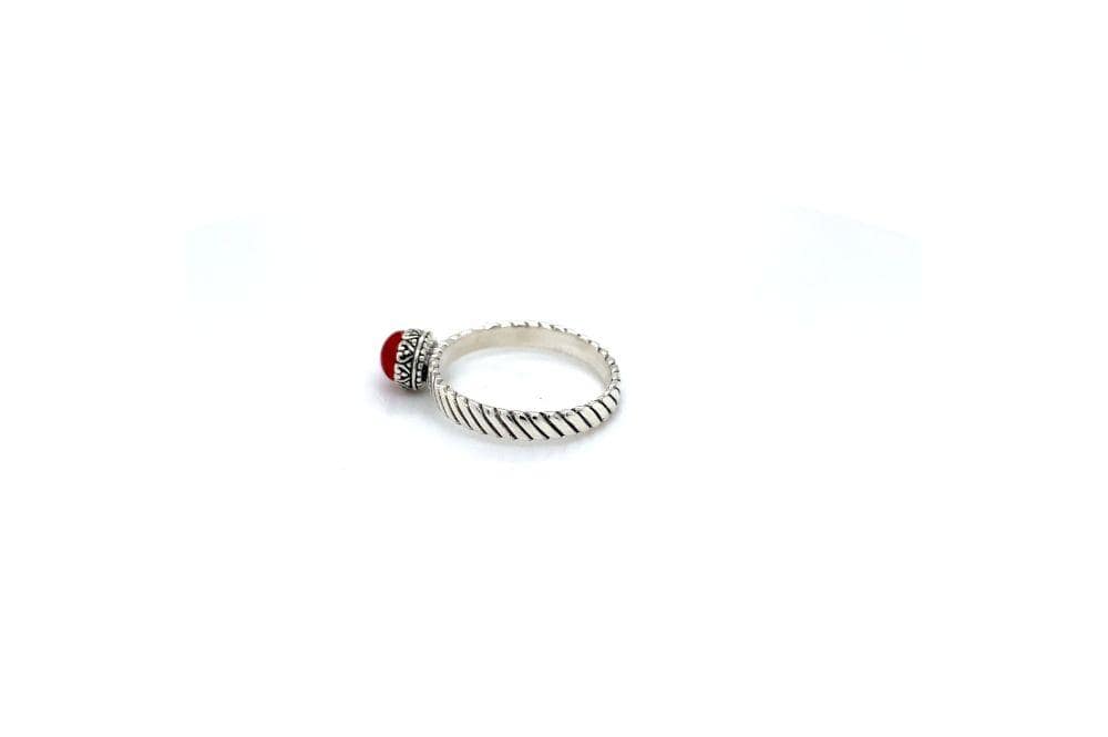 Comet Ring- Coral