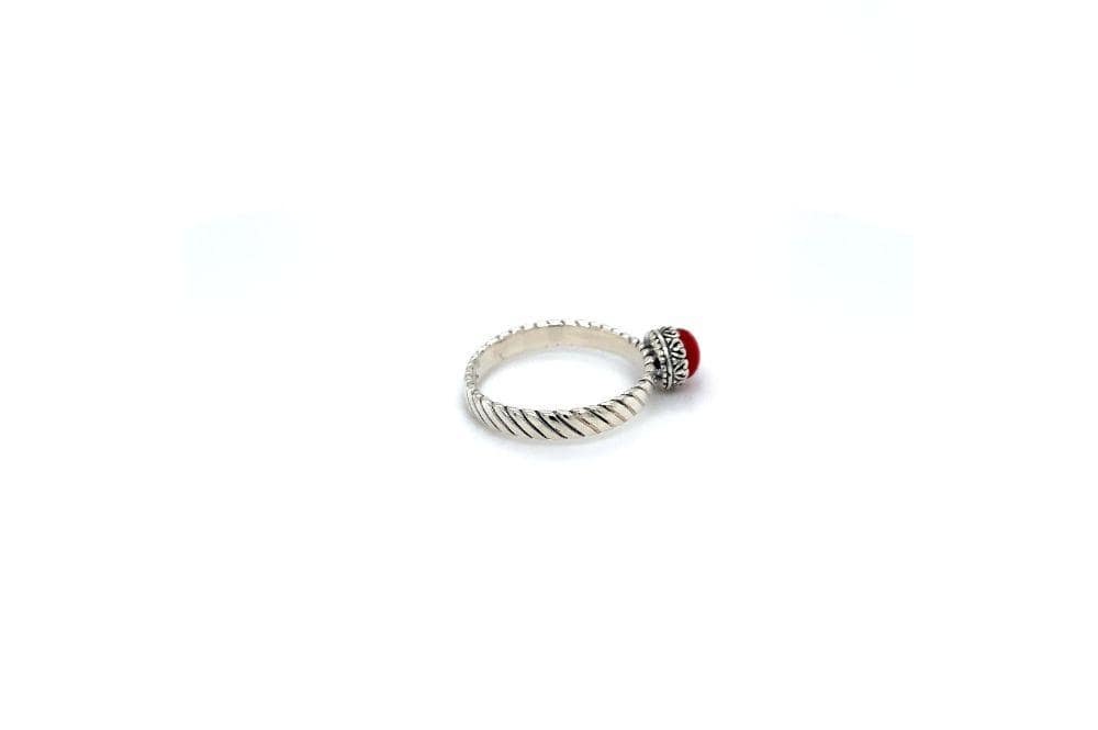 Comet Ring- Coral