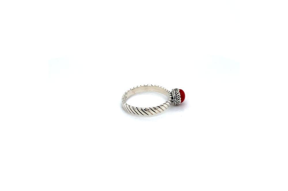 Comet Ring- Coral