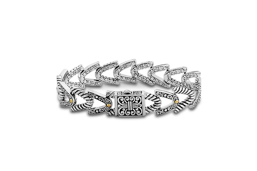 Buana Bracelet- Silver And Gold