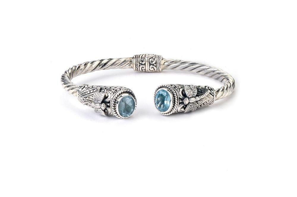 Capung Bangle- Blue Topaz