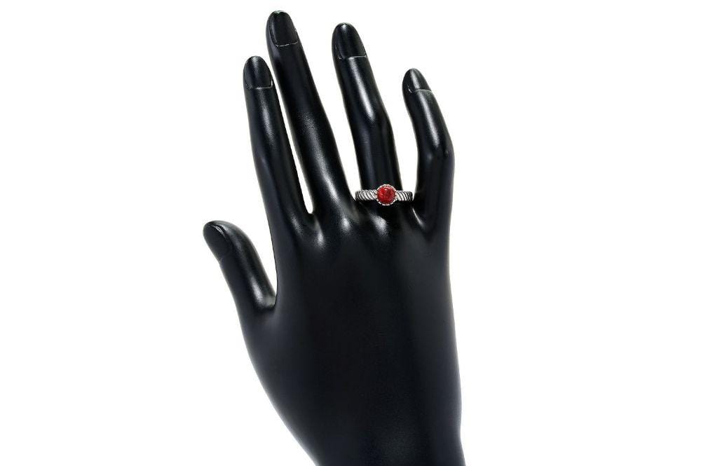 Comet Ring- Coral