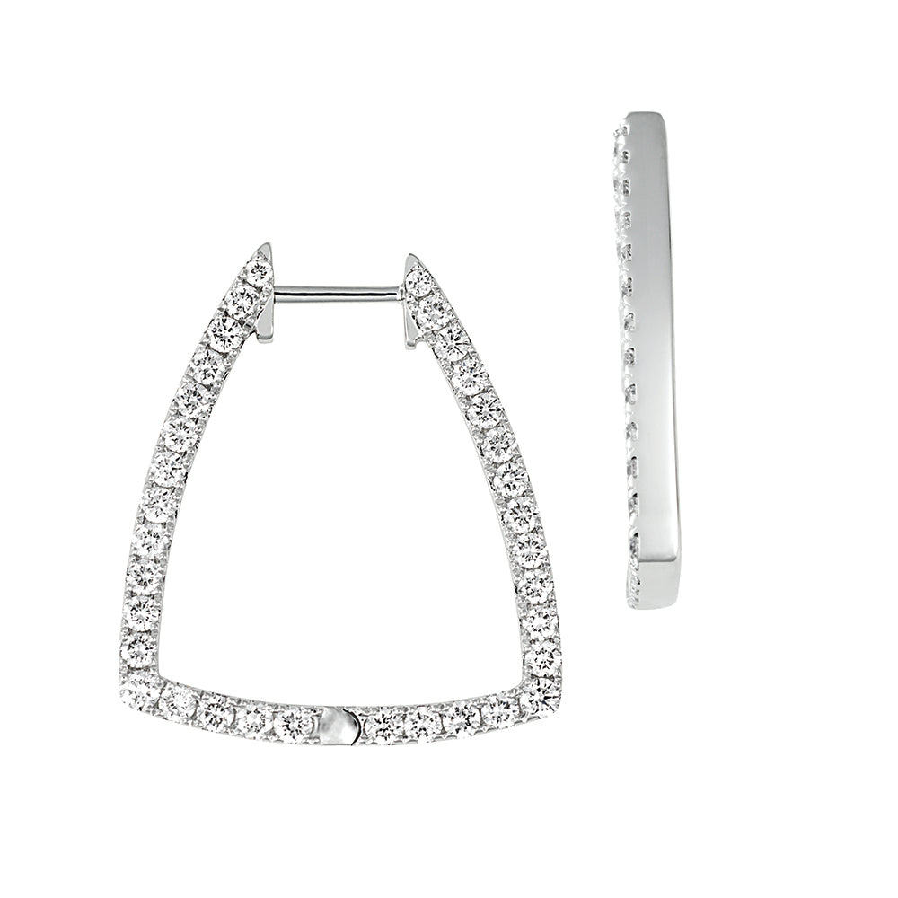 Lab Grown Diamond Fashion Hoops