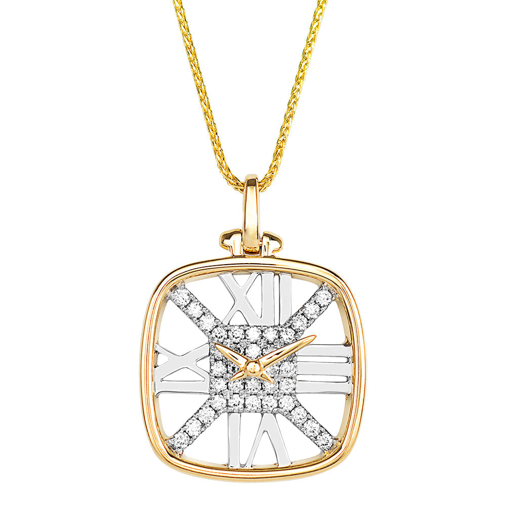 Lab Grown Lab Grown Diamond Clock Pendant