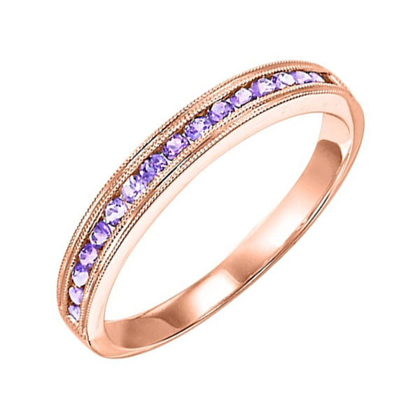 10Kt Rose Gold Syn Alexandrite 1/2Ctw Ring
