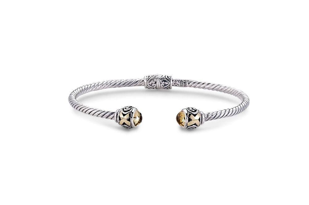 Leandra Bangle- Citrine