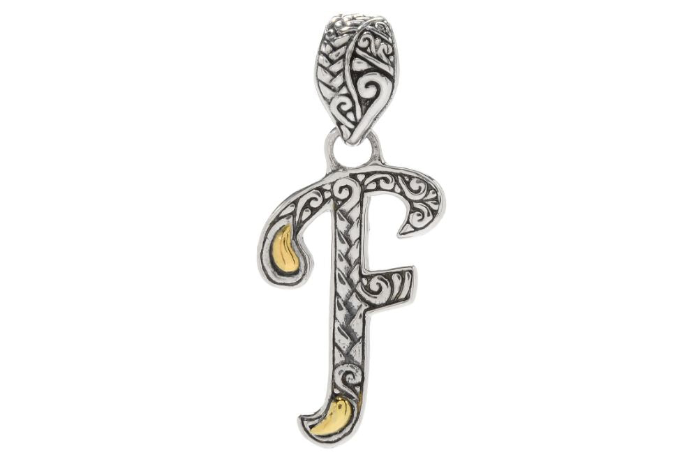 Letter F Pendant