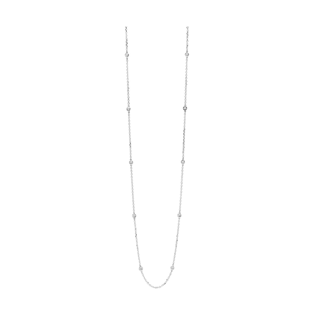14Kt White Gold Diamond 1/2Ctw Necklace