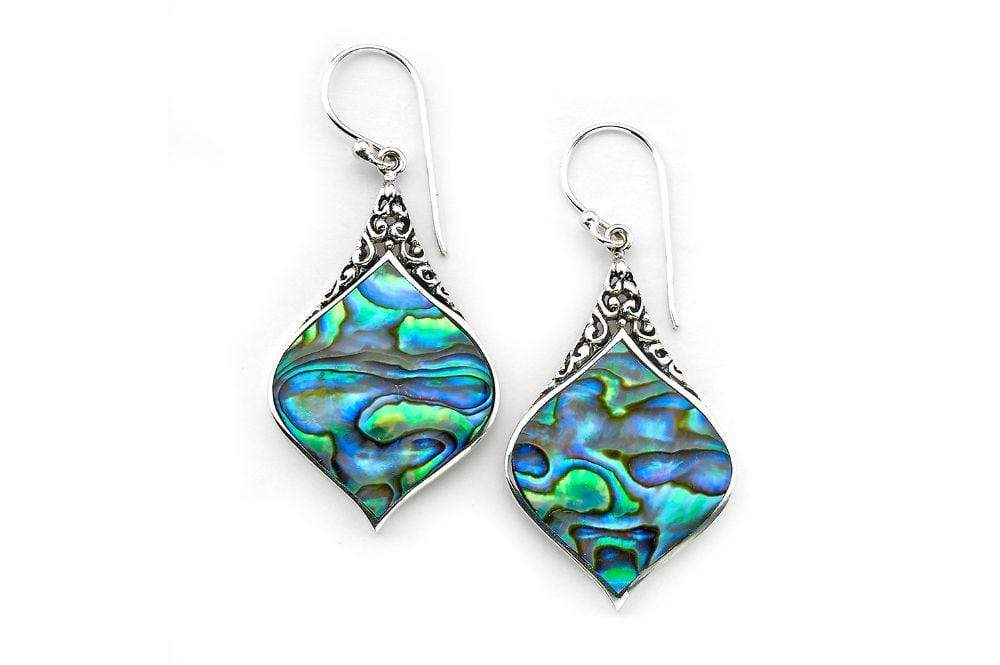 Ornate Earrings- Paua