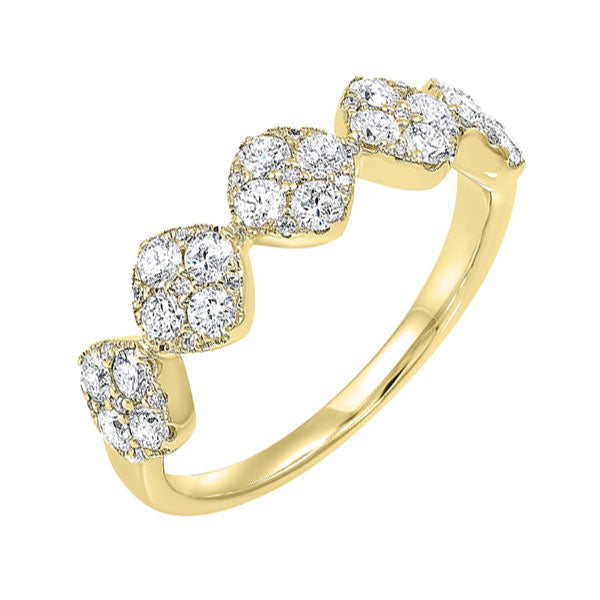 14Kt Yellow Gold Diamond 3/4Ctw Ring