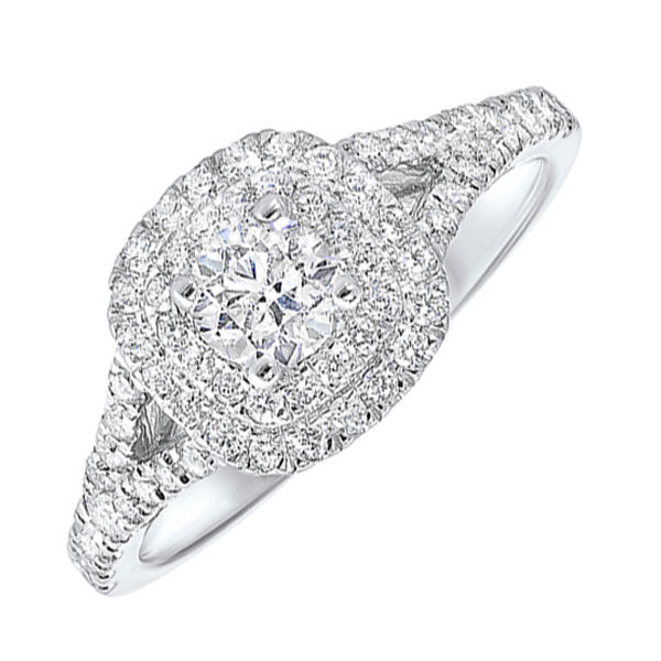 14Kt White Gold Diamond 1Ctw Ring