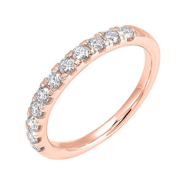 14Kt Rose Gold Diamond 1/10Ctw Ring
