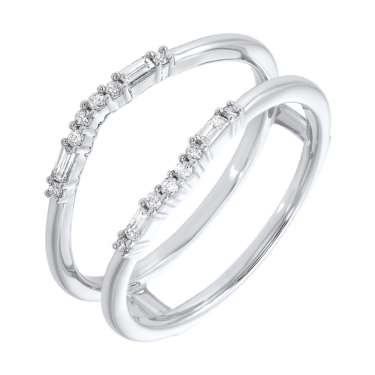 14Kt White Gold Diamond 1/6Ctw Ring