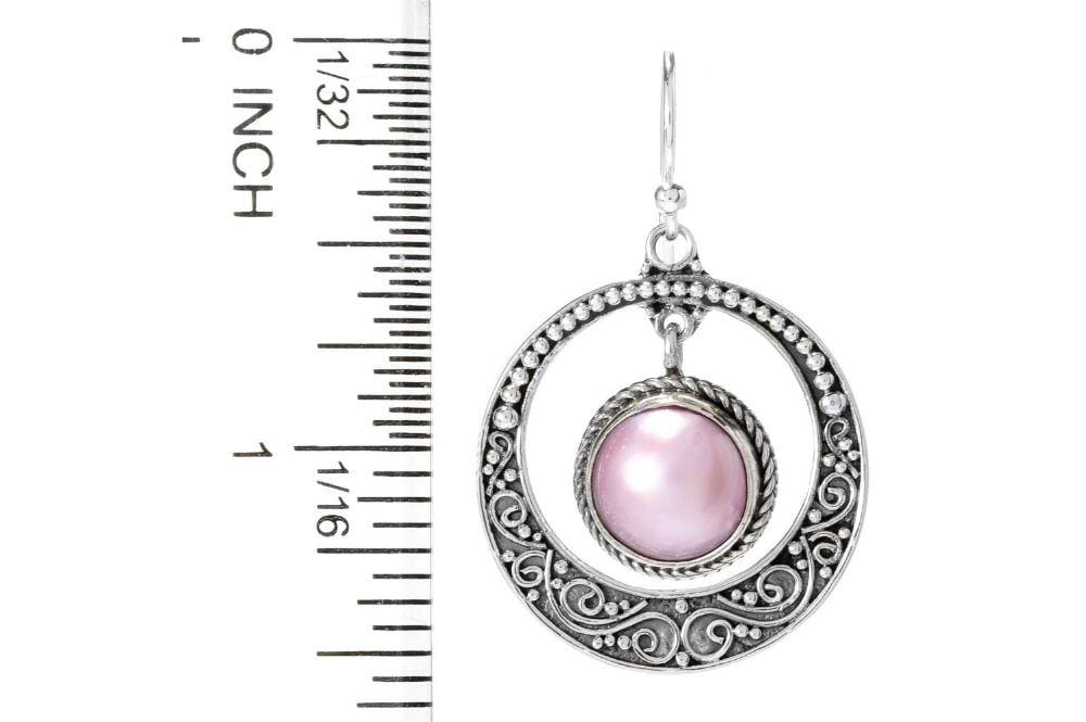 Serra Earrings- Pink Pearl