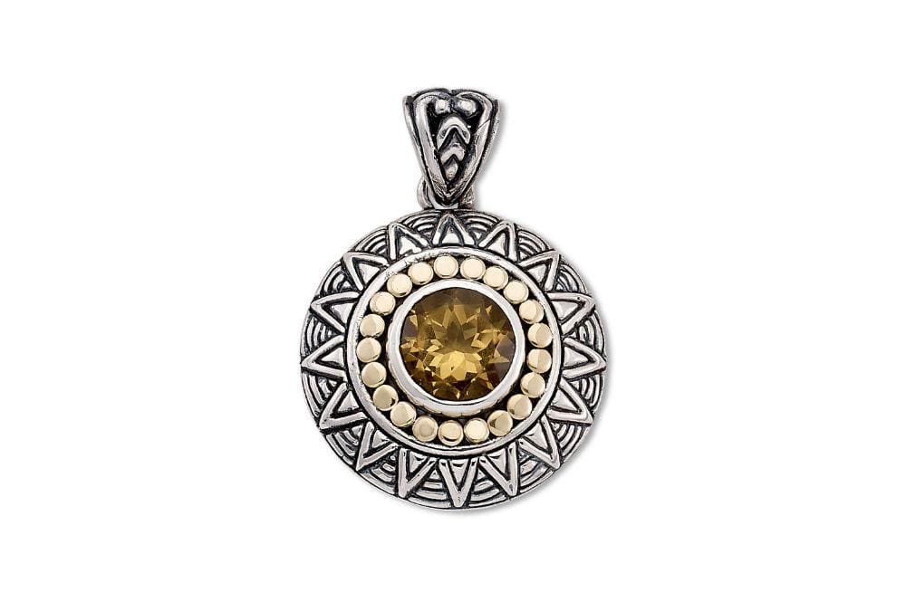 Tribe Pendant- Citrine