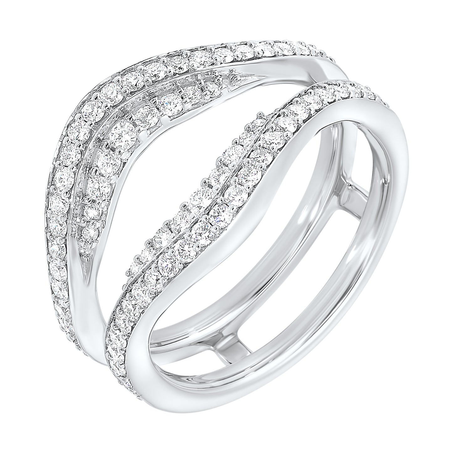 14Kt White Gold Diamond 5/8Ctw Ring