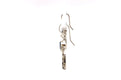 Sacred Circle Earrings- Blue Topaz