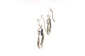 Sacred Circle Earrings- Blue Topaz