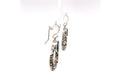 Sacred Circle Earrings- Blue Topaz