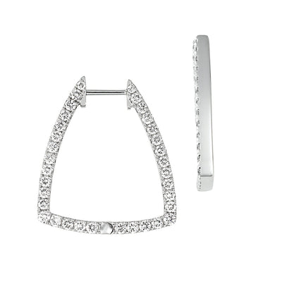 Lab Grown Diamond Fashion Hoops