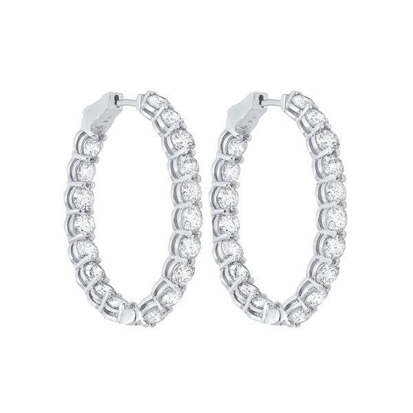 14Kt White Gold Diamond 11Ctw Earring