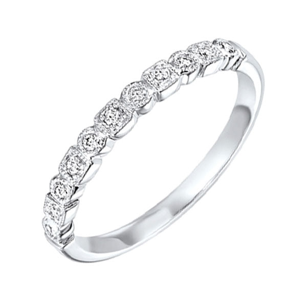 10Kt White Gold Diamond 1/8Ctw Ring