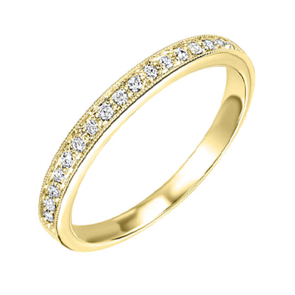 10Kt Yellow Gold Diamond 1/8Ctw Ring