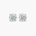 Round Cut Lab Grown Diamond Stud Earrings 0.25 Ct