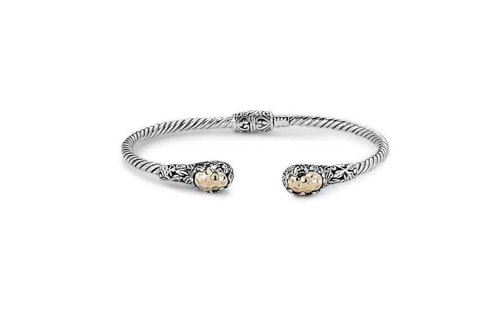Raung Bangle- Silver And Gold