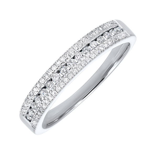 14Kt White Gold Diamond 1/4Ctw Ring