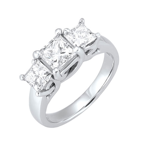 14Kt White Gold Diamond 1/4Ctw Ring