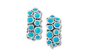 Sari Earrings- Turquoise