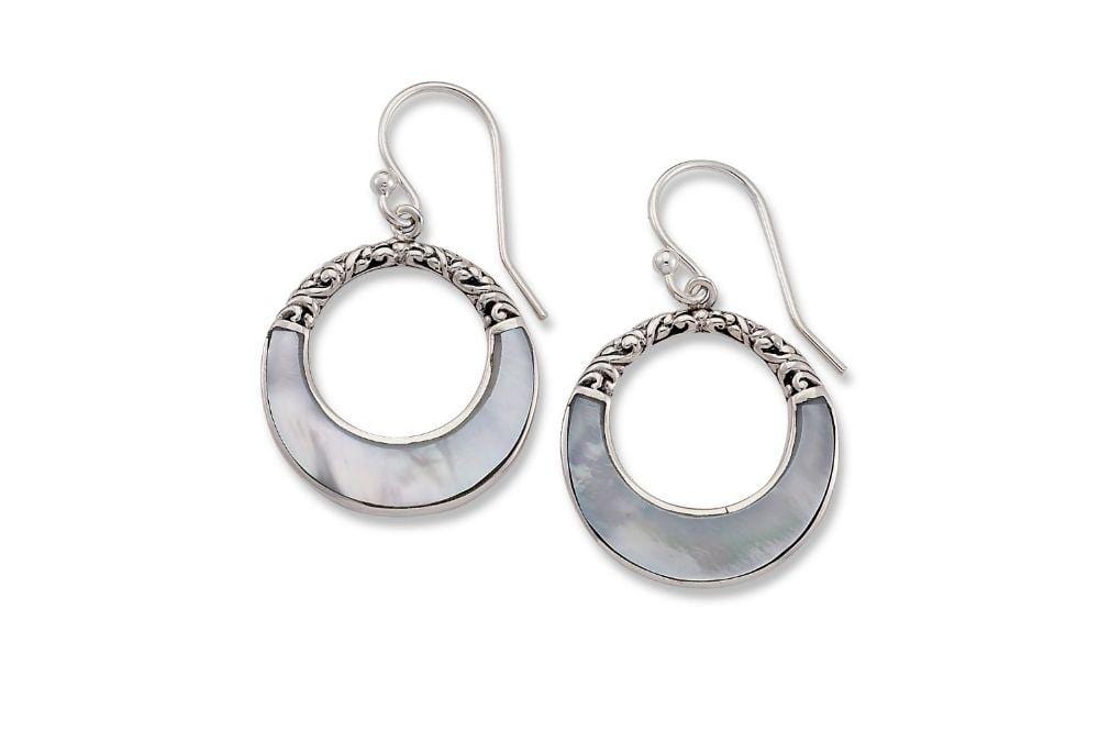 Tanglad Earrings- Mother Of Pearl