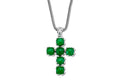 Glow Cross Pendant- Emerald